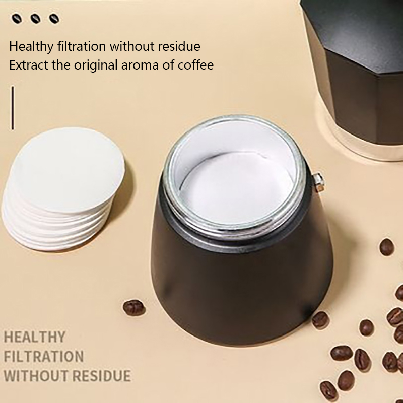 Quality Coffee Equipment - กระดาษกรองกาแฟ100ชิ้นขนาด56มม. 60มม. 68มม. สำหรับเครื่องชงกาแฟเอสเพรสโซเครื่องชงกาแฟหยด V60เครื่องมือกรองกาแฟหม้อกรองกระดาษ
