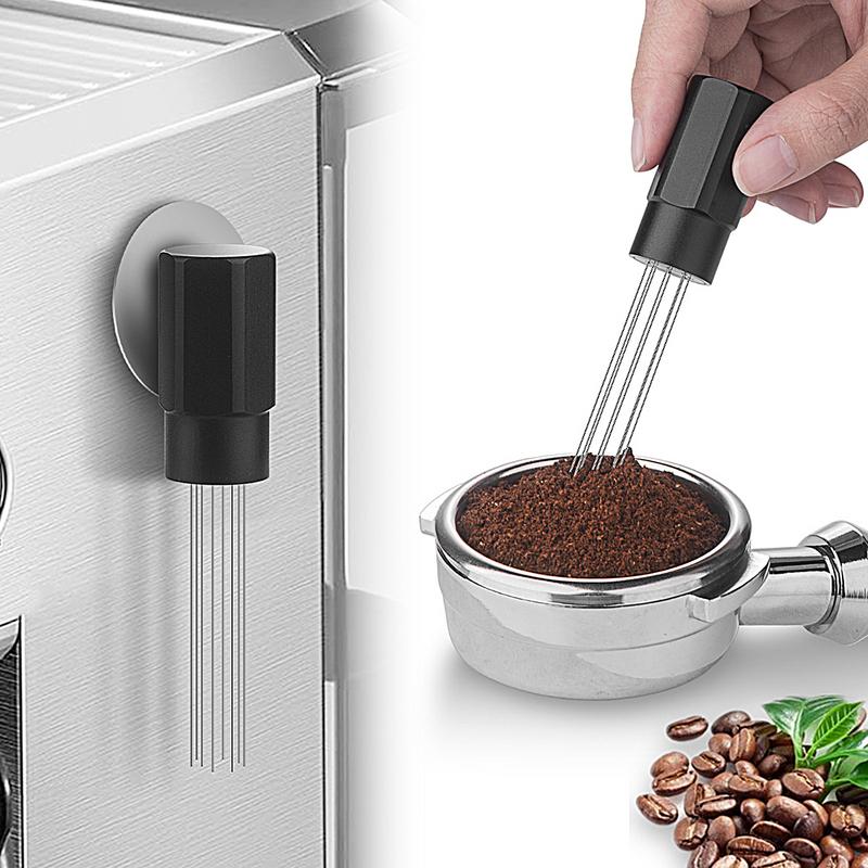 Quality Coffee Equipment - จําหน่ายเข็มเอสเปรสโซ เครื่องมือจําหน่ายกาแฟเอสเปรสโซ เครื่องมือคนเอสเปรสโซที่มีความแม่นยําพร้อมแม่เหล็กสําหรับเครื่องชงกาแฟ