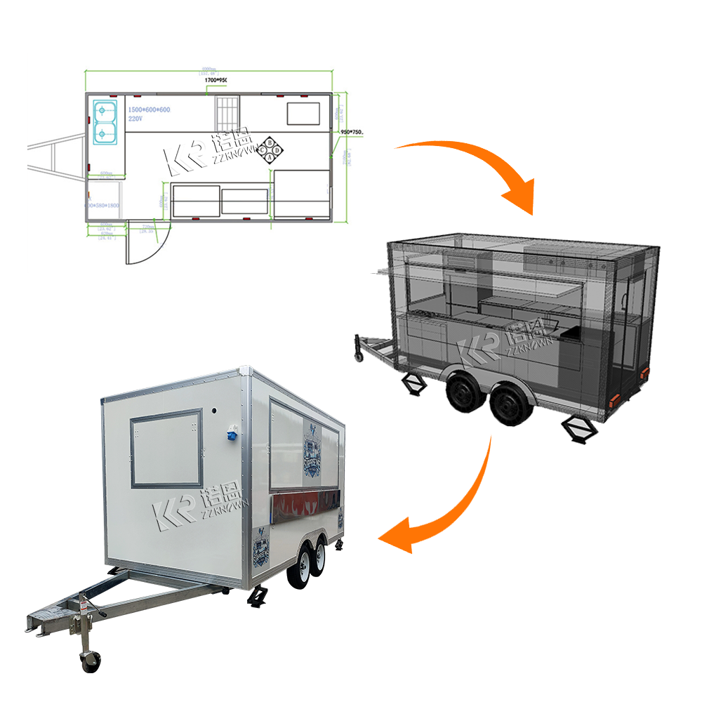 รถพ่วงขายกาแฟ รถตู้พร้อมอุปกรณ - Mobile Coffee Van Equipment บทวิจารณ์และราคา