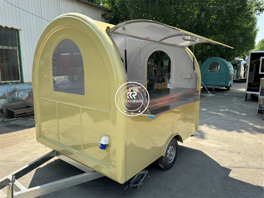 รถบรรทุกอาหารมือถือ Van Street - Mobile Coffee Van Equipment บทวิจารณ์และราคา